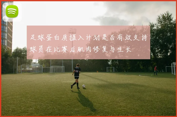 足球蛋白质摄入计划是否有效支持球员在比赛后肌肉修复与生长